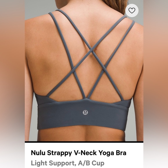 NWT Lululemon Nulu Strappy V-Neck Yoga Bra - Picture 5 of 8